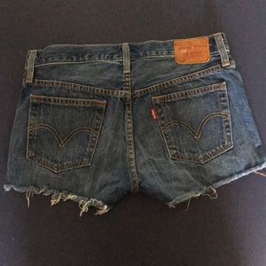 Button-up Denim Levi Shorts ☆